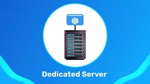 Dedicated server infrastructure in a data center Enterprise data center with dedicated server infrastructure