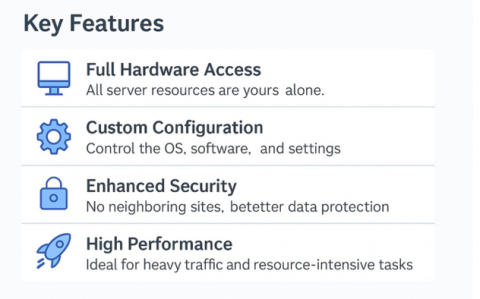 Key features of a Berlin dedicated server for performance and customization Key features of Tirana dedicated server including hardware access and security