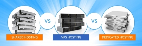 Shared vs VPS vs dedicated server hosting comparison