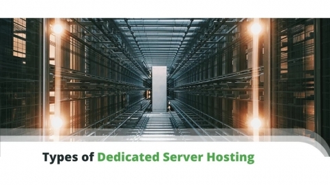 Different types of dedicated server hosting environments in a data center