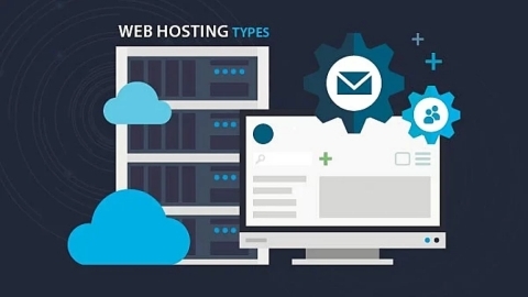 Web hosting types including dedicated server hosting